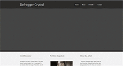 Desktop Screenshot of defreggercrystal.com